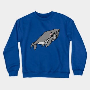 Cute Humpback Whale Crewneck Sweatshirt